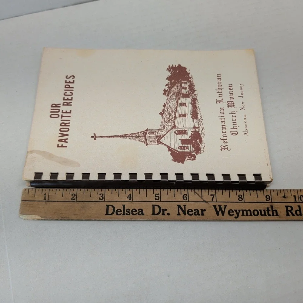 Our‎ Favorite Recipes Cookbook Reformation Lutheran Church Absecon New Jersey